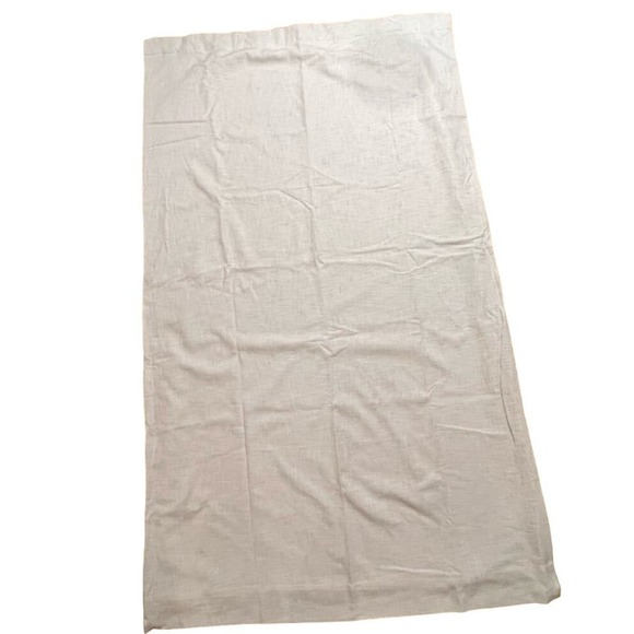 Pottery Barn Seaton Textured Cotton Curtain Panel White 50” x 84” - Picture 2 of 4